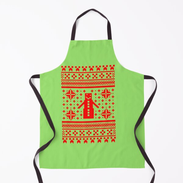 Item preview, Minecraft Ugly Christmas Sweater Red designed and sold by GeovaGoodwin.