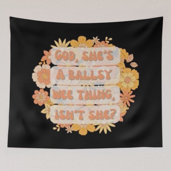 Item preview, god,she's a ballsy wee thing,isn't she designed and sold by ericajparra79.