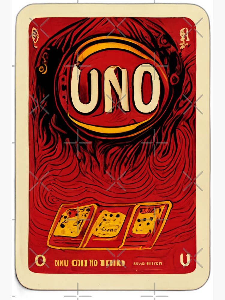 uno reverse, uno out, card games - Uno Reverse - Magnet