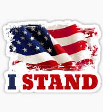 I Stand for the Flag | American Flag Sticker