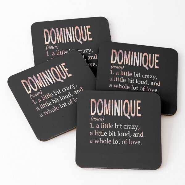Item preview, Dominique Girl Name Definition designed and sold by BrookHBung.
