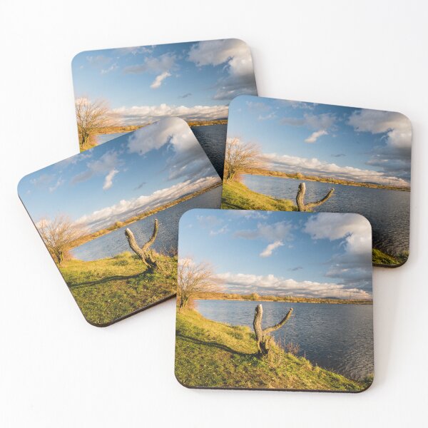 Item preview, Autumn scenery with lake and colorful tree designed and sold by honza28683.