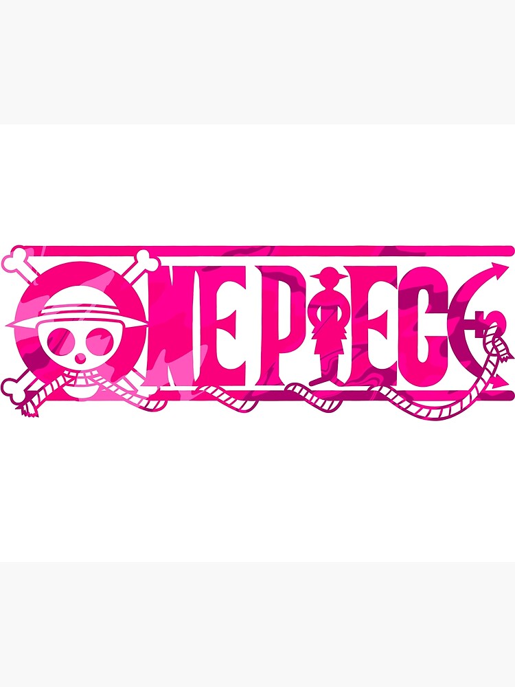 Pink Marble One Piece Logo
