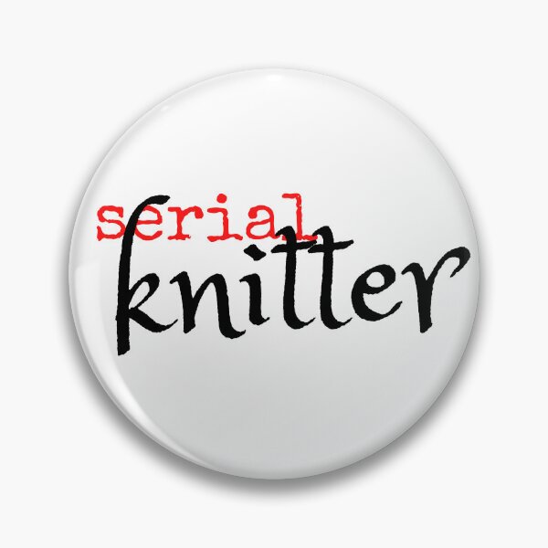 Item preview, Serial Knitter Logo Writing Quirky Knitting Retro Vintage Typewriter Medieval designed and sold by marie-inks.