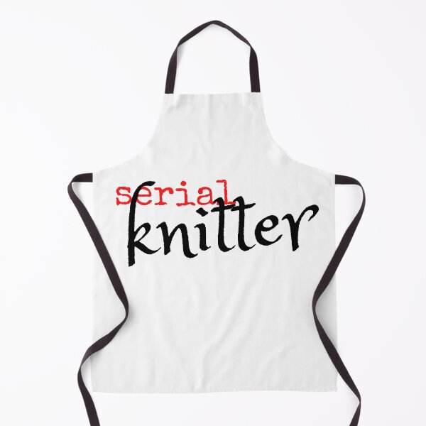 Item preview, Serial Knitter Logo Writing Quirky Knitting Retro Vintage Typewriter Medieval designed and sold by marie-inks.