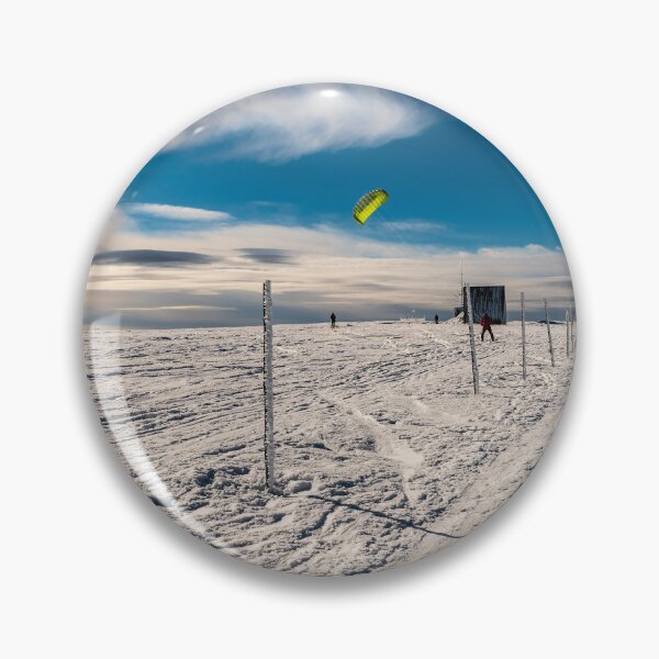 Item preview, winter mountains with beaitufl sky and snowkites designed and sold by honza28683.