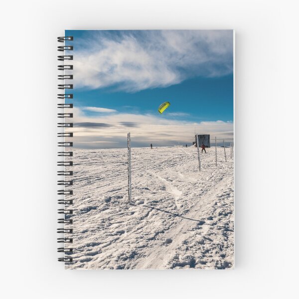 Item preview, winter mountains with beaitufl sky and snowkites designed and sold by honza28683.