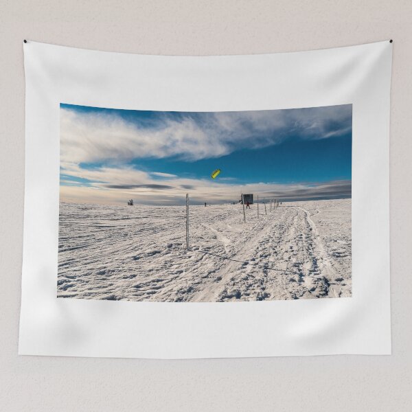 Item preview, winter mountains with beaitufl sky and snowkites designed and sold by honza28683.
