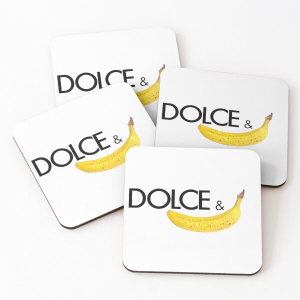 Item preview, Dolce & Banana (A Real One) joke brand wordplay minimalism pop art posh designed and sold by marie-inks.