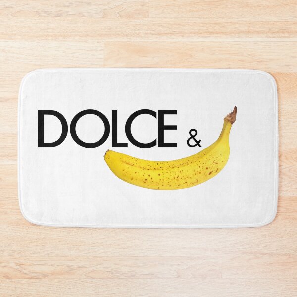 Item preview, Dolce & Banana (A Real One) joke brand wordplay minimalism pop art posh designed and sold by marie-inks.