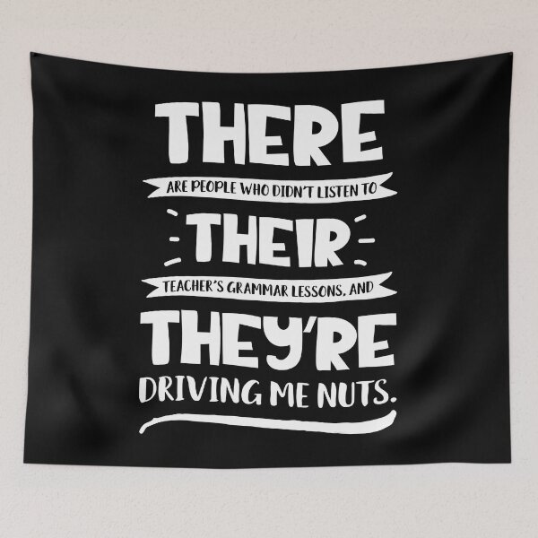 Item preview, There Their They're English Grammar Funny Teacher designed and sold by ArcWarden-art.