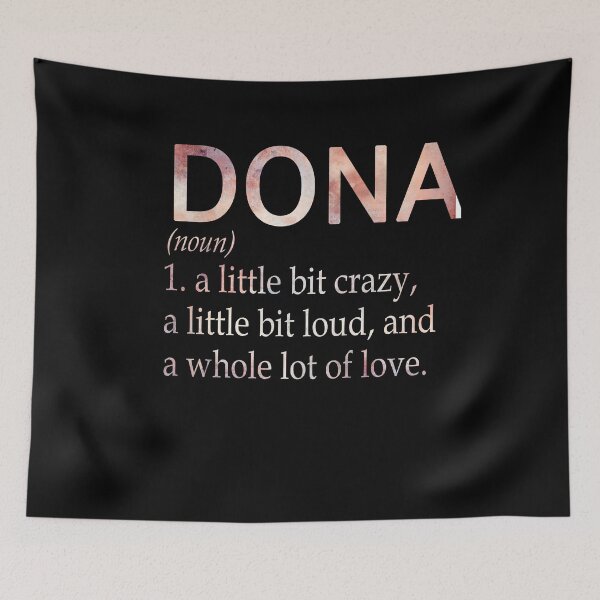 Item preview, Dona Girl Name Definition designed and sold by BrookHBung.