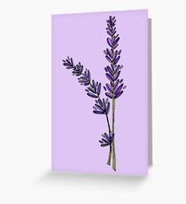 Lavender Greeting Card