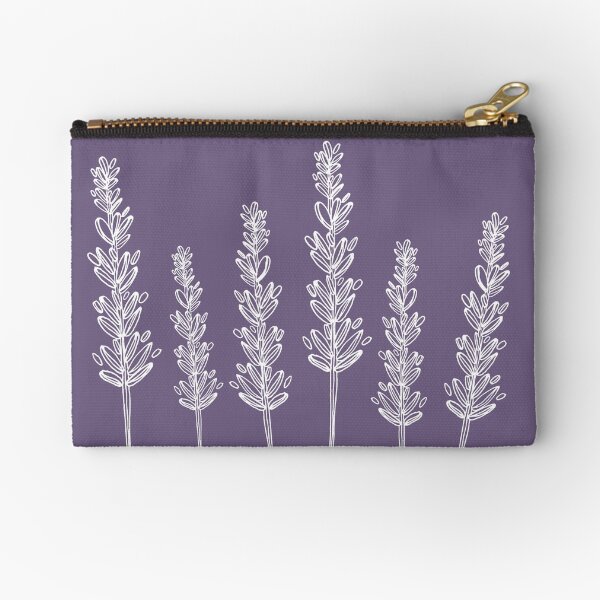 Lavender Zipper Pouch