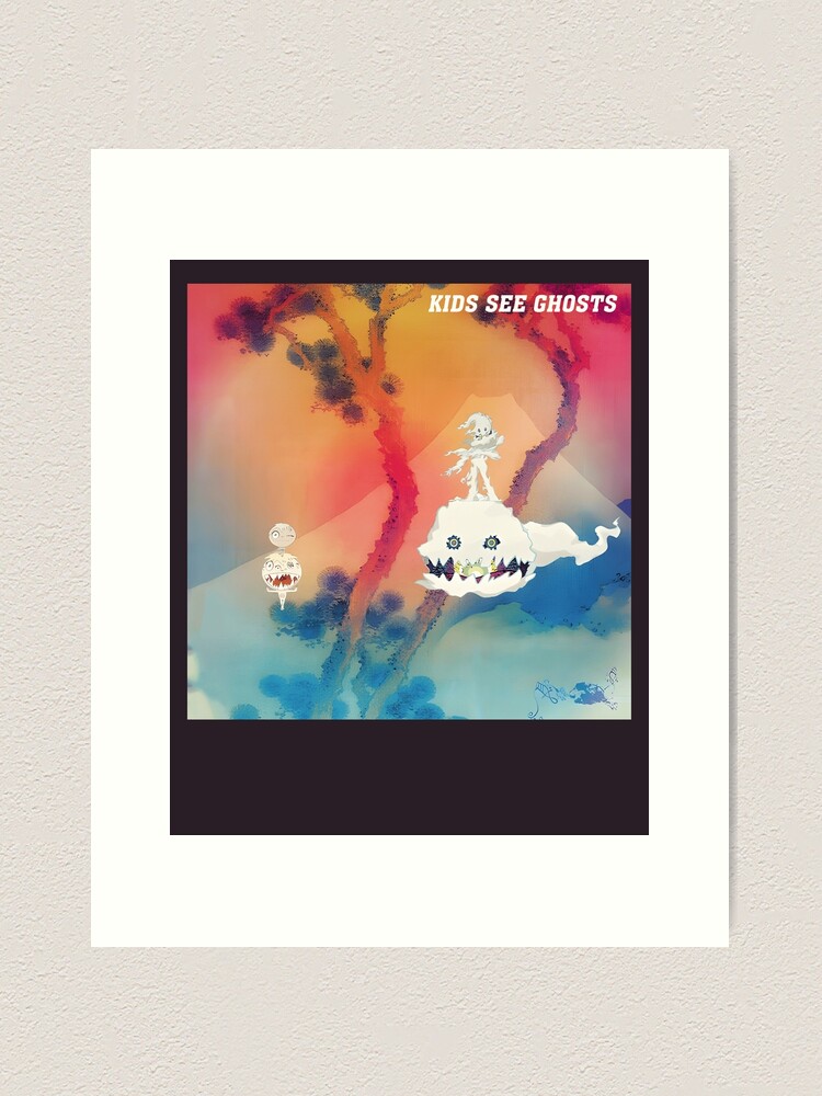 Kids See Ghosts Animated Show Art Kanye West Kid Cudi Takashi Murakami |  Canvas Print