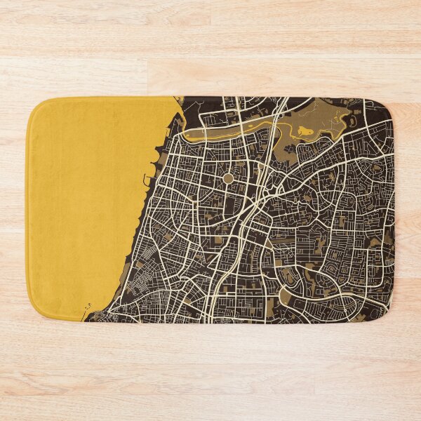 Item preview, Tel Aviv City Map of Israel - Pastel designed and sold by deMAP.