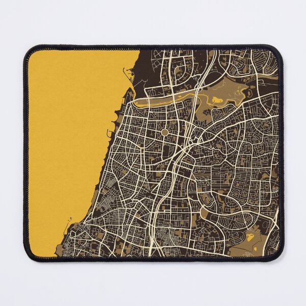 Item preview, Tel Aviv City Map of Israel - Pastel designed and sold by deMAP.