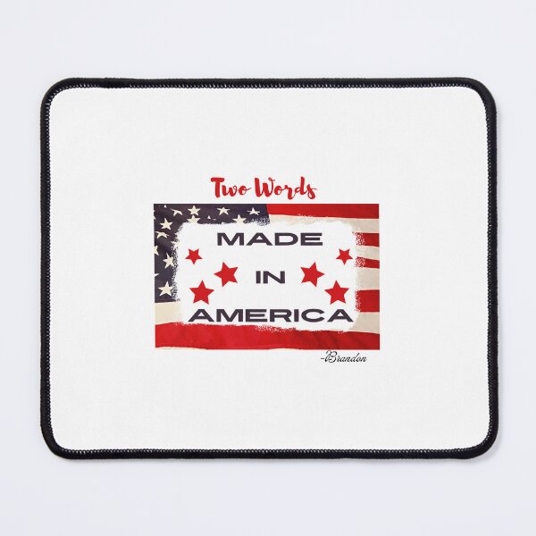 Item preview, Two Words Made in America Brandon Biden T-Shirt designed and sold by ElfriedaMiller.