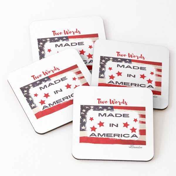 Item preview, Two Words Made in America Brandon Biden T-Shirt designed and sold by ElfriedaMiller.