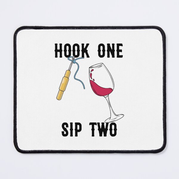 Item preview, Hook One Sip Two designed and sold by chillaxcats.