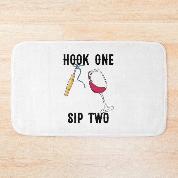 Item preview, Hook One Sip Two designed and sold by chillaxcats.