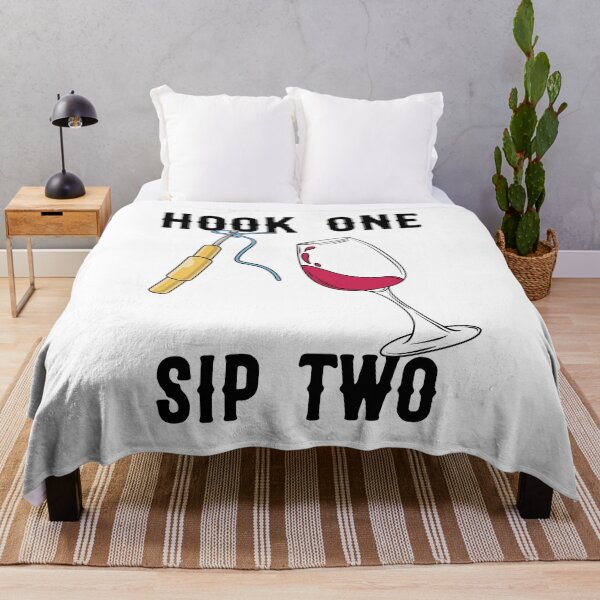 Item preview, Hook One Sip Two designed and sold by chillaxcats.