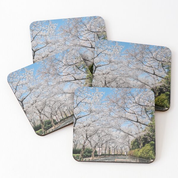 Item preview, Road Surrounded by Cherry Blossoms designed and sold by TheVIP.