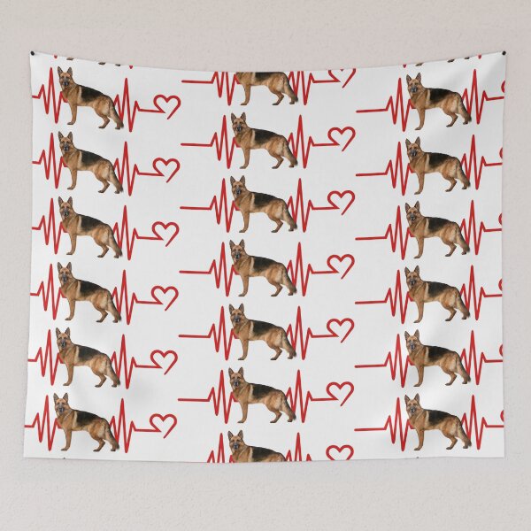 Item preview, Love with my heart - German Shepherds 2 designed and sold by Taz-Clothing.