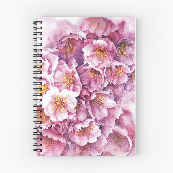 Aperçu de l'œuvre Peinture à l’aquarelle de fleurs de cerisier créée et vendue par Heezel.