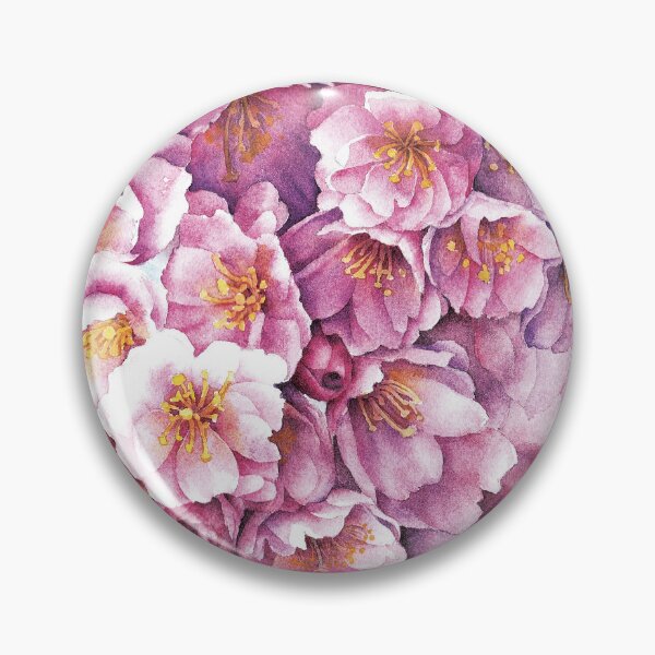 Item preview, Cherry Blossom Watercolor Painting designed and sold by Heezel.