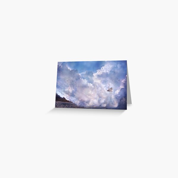 Where Earth Meets The Sky Greeting Card
