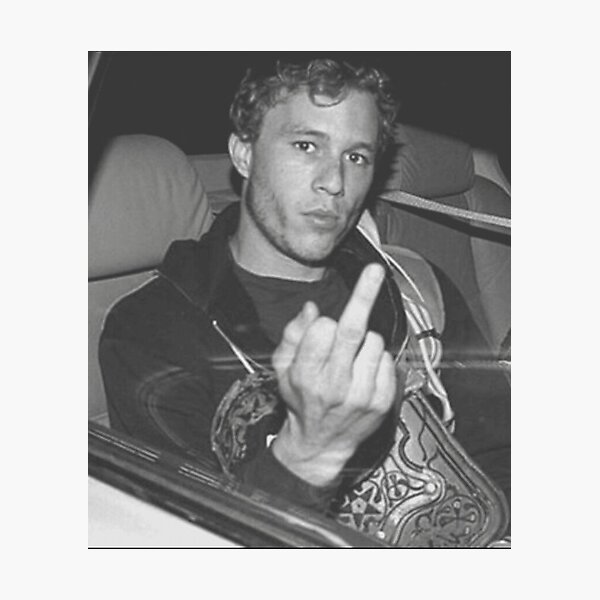 Young Heath Ledger Classic Photographic Print