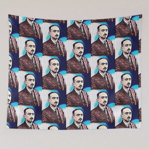 Item preview, Francois Mauriac Artwork | Francois Mauriac Portrait | Francois Mauriac Wall Art  designed and sold by Suyogsonar25.