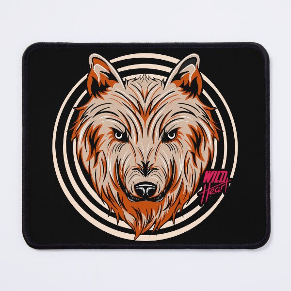 Item preview, Fierce angry wolf head illustration designed and sold by Verro Riezie.