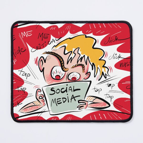 Artikelvorschau, Karikatur des bösen Social-Media-Trolling entworfen und verkauft von Dani Vittz.