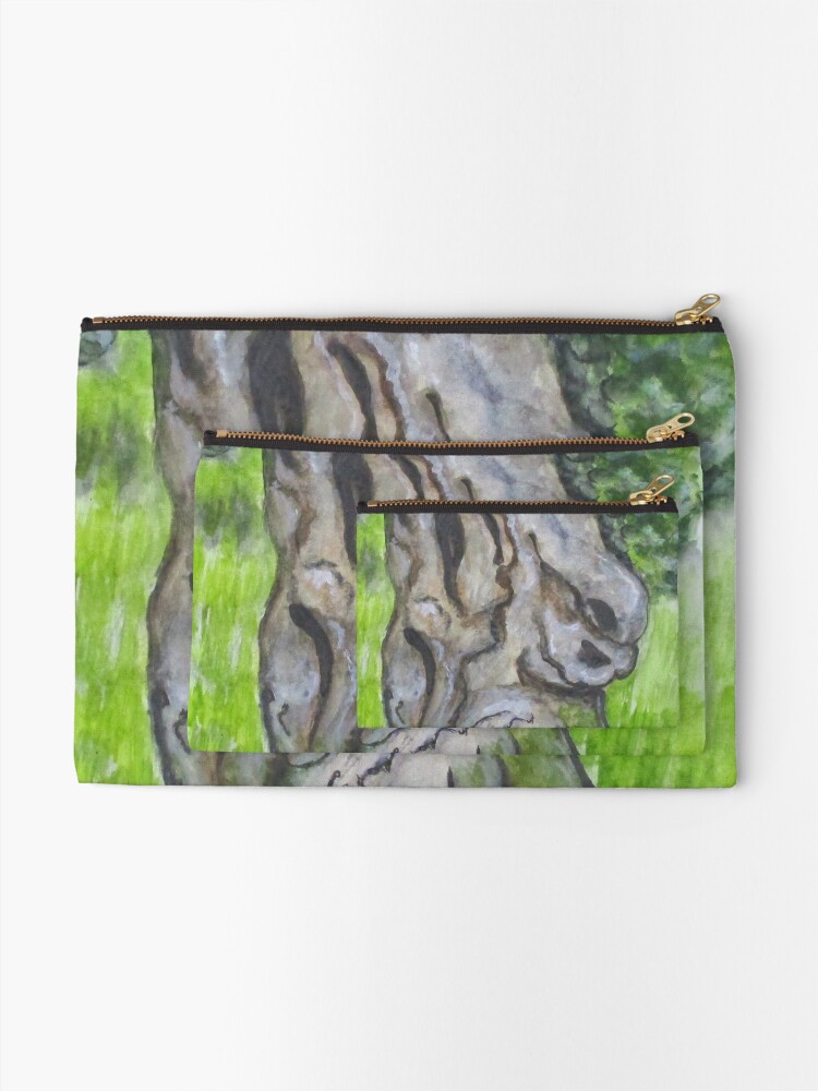 Alternate view of Wisdom Olive Tree Zipper Pouch