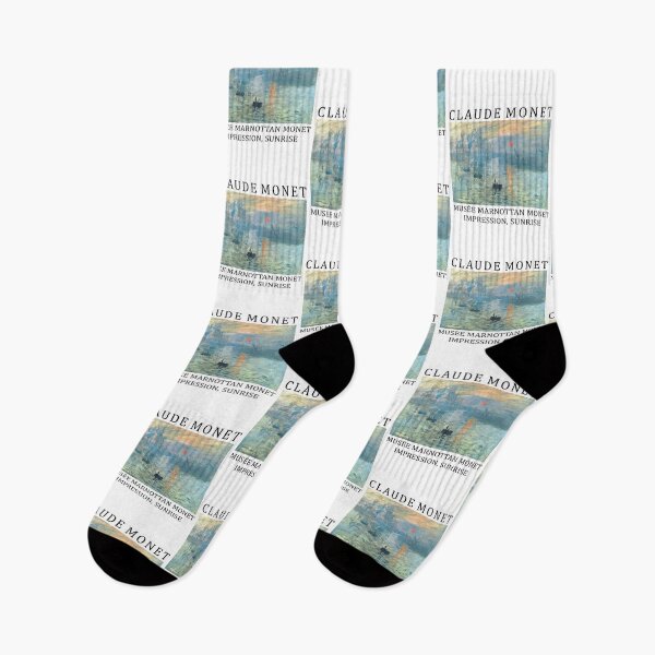 Item preview, Monet Sunrise (Black Text) designed and sold by isrowatia.