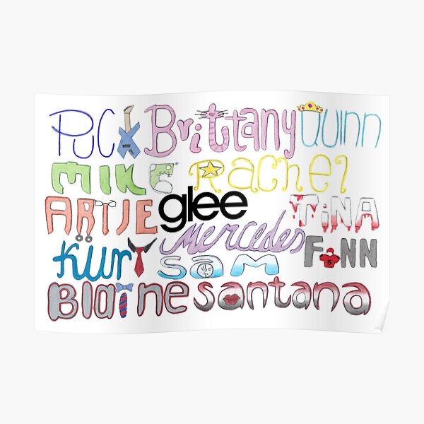 Glee Large Póster