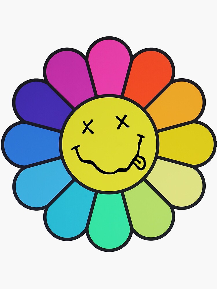 Takashi Murakami Sunflower Sticker