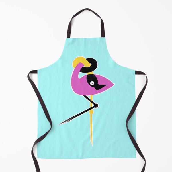 Item preview, Pink Black Yellow Flamingo in a Knot designed and sold by marie-inks.