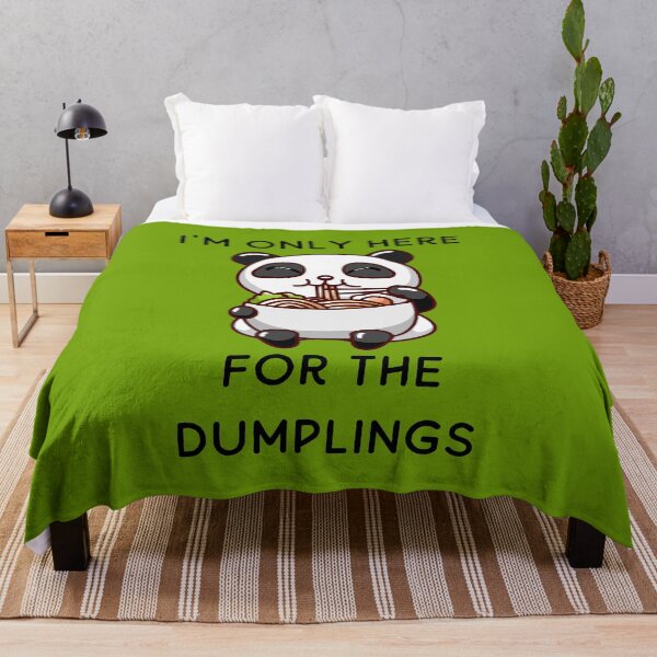 Item preview, I'm Only Here For The Dumplings designed and sold by RockBeeDesigns.