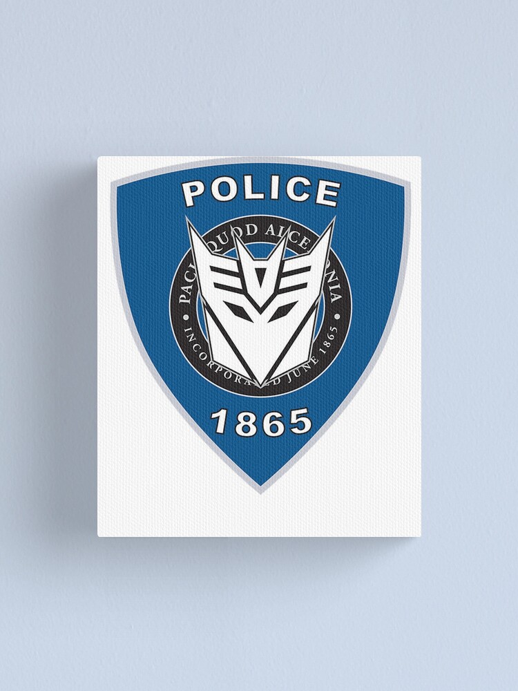 "Transformers Decepticon Barricade Police Decal To Punish & Enslave