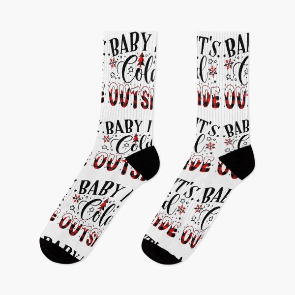 Item preview, Playful Plaid Theme Baby It’s Cold Outside Christmas  designed and sold by OrnamentallyYou.
