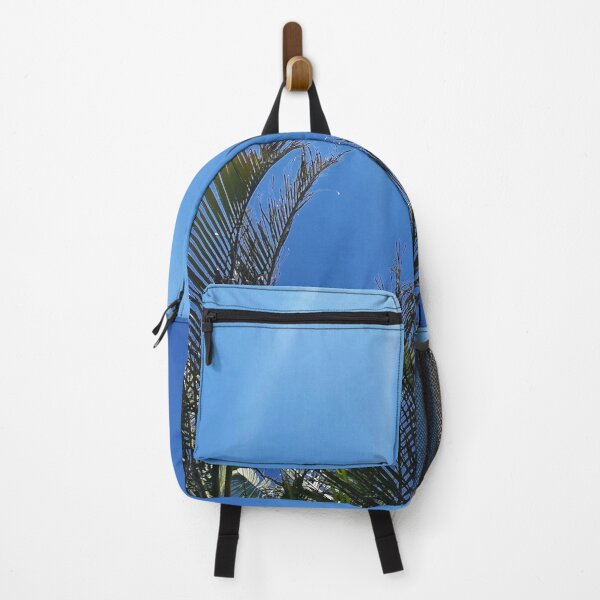 Item preview, Tropical Style Décor Palm Fronds and Blue Sky with Two Sun Streaks Tropicalcore designed and sold by Beachy.