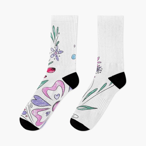 Item preview, Boho folklore flowers sketchy ink cute  designed and sold by marie-inks.