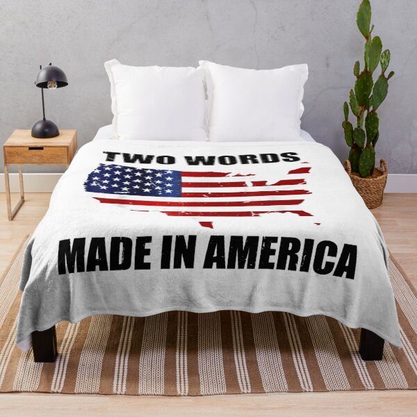 Item preview, Two Words Made In America Sticker designed and sold by EffieDietrich.
