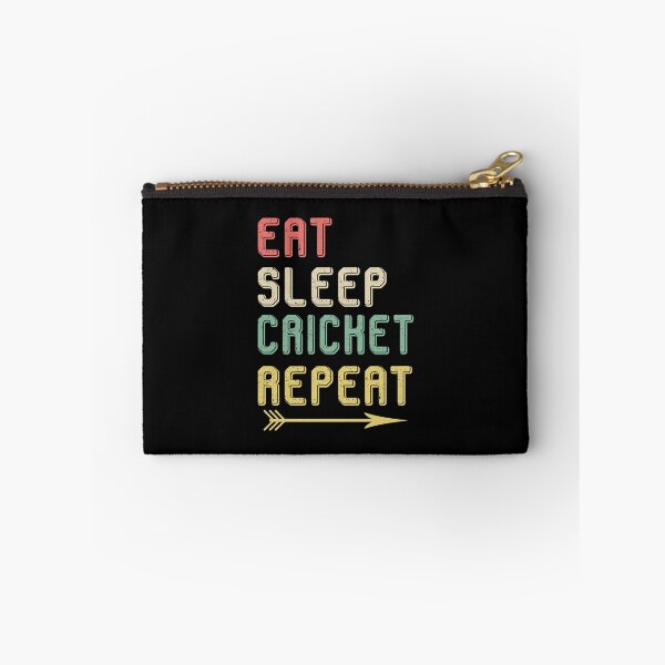 Item preview, Eat Sleep Cricket Repeat Vintage Color Essential T-Shirt designed and sold by EffieDietrich.