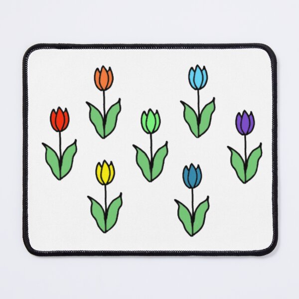 Item preview, rainbow flower sticker designed and sold by ChloeArtDesigns.