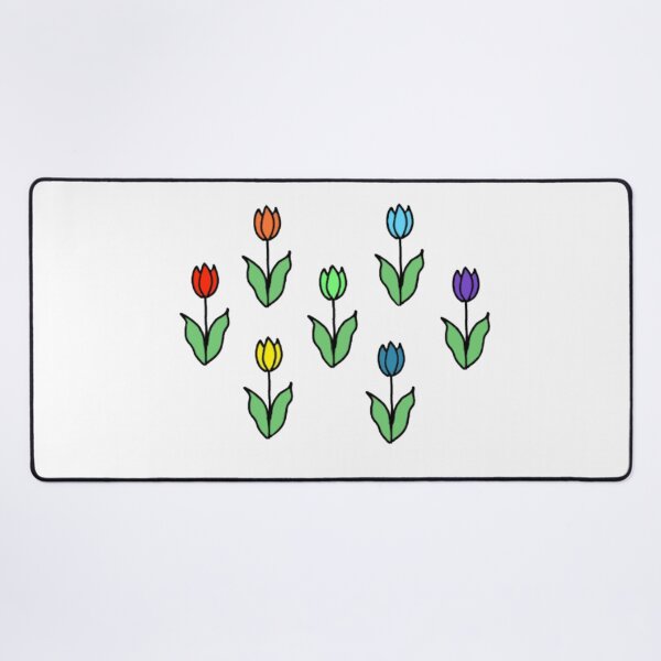 Item preview, rainbow flower sticker designed and sold by ChloeArtDesigns.