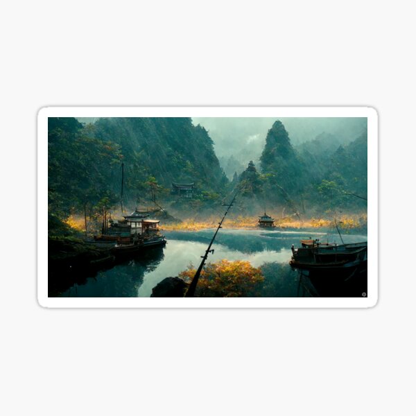 Fishing Spots Sticker